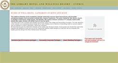 Desktop Screenshot of libraryhotelcyprus.com